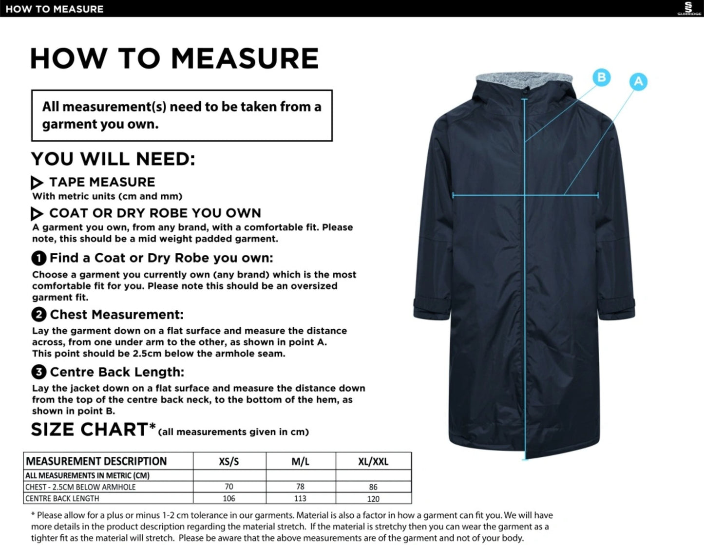 Allscott Heath CC Surridge All Weather Robe