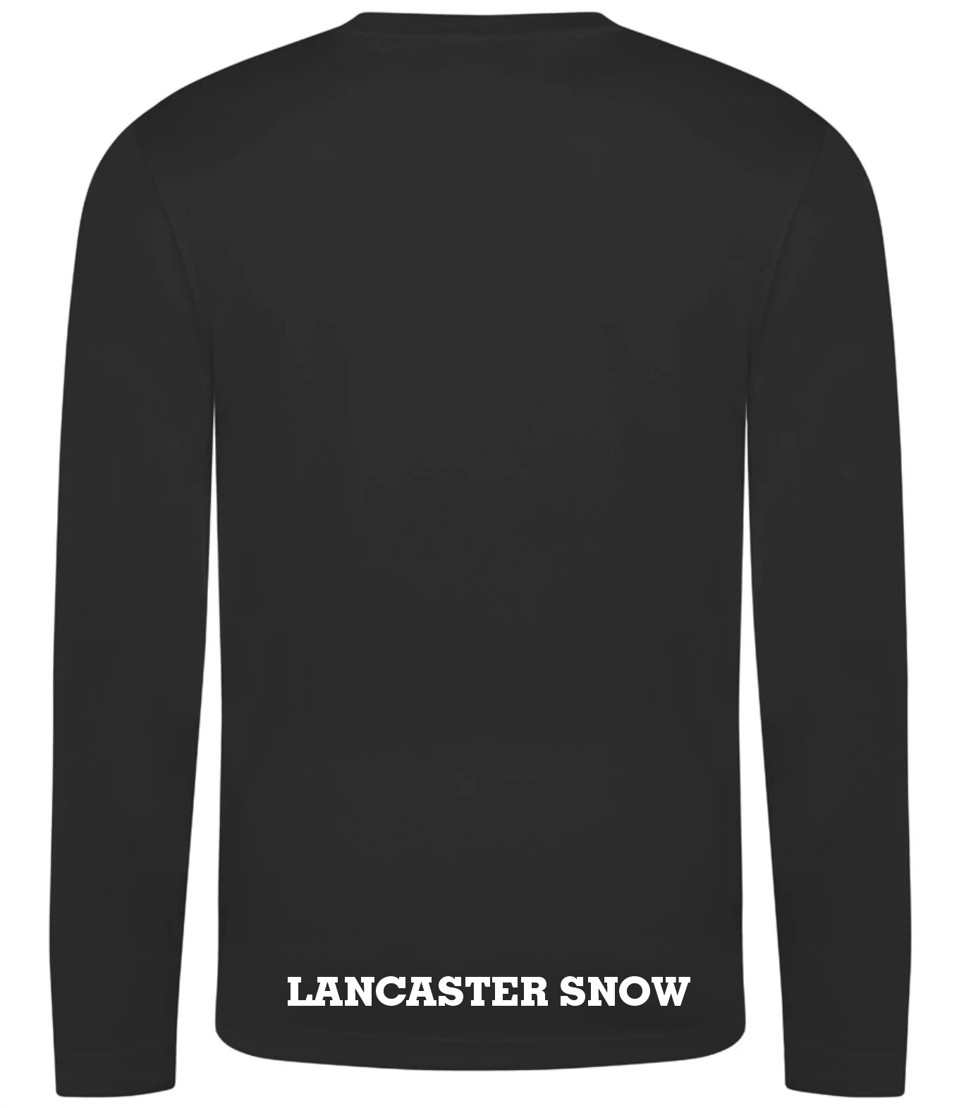Lancaster Snow Long Sleeve Sports T Adults - Black