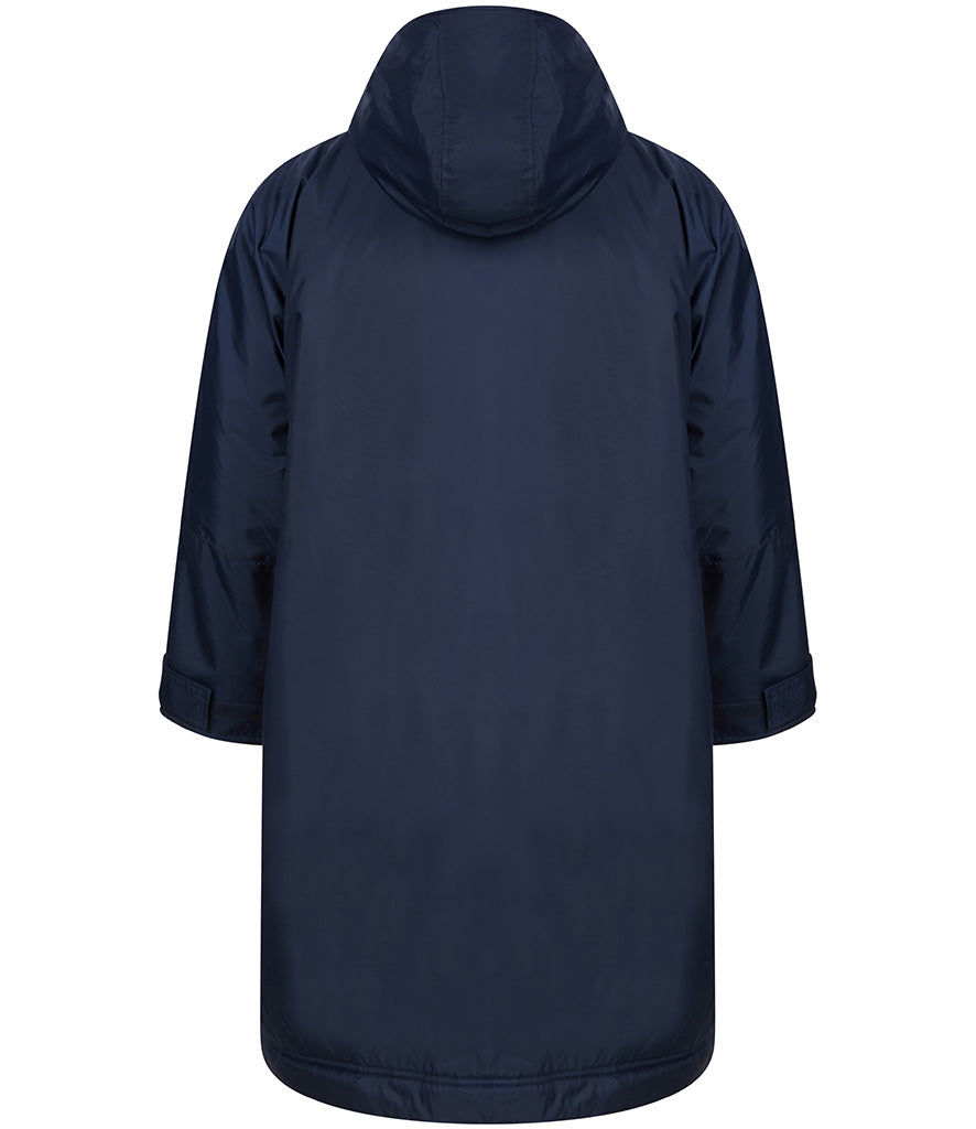 Shropshire Warriors Basketball All Weather Robe Adult - Navy