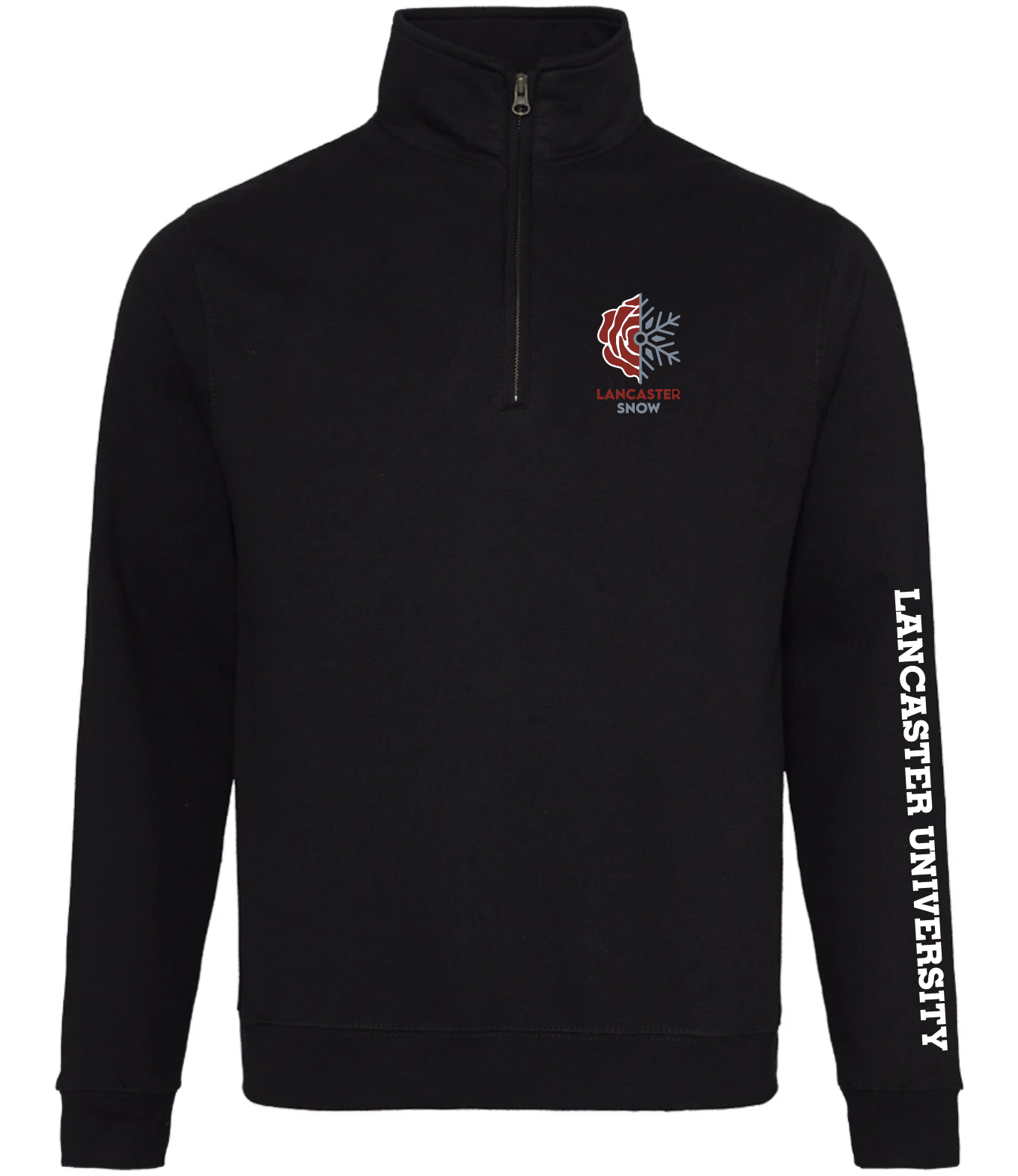 Lancaster Snow Quarter Zip Top - Black