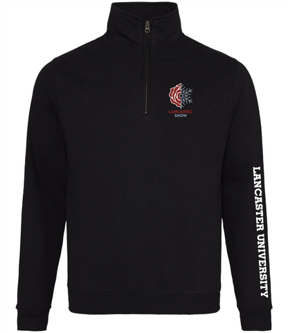 Lancaster Snow Quarter Zip Top - Black