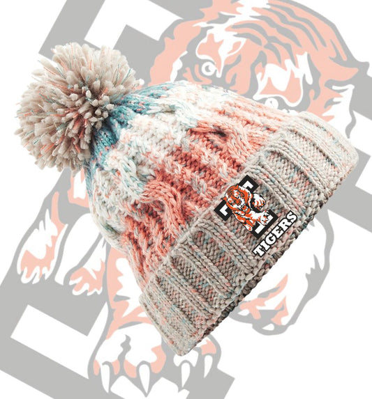 Telford Tigers Pompom Beanie Hat