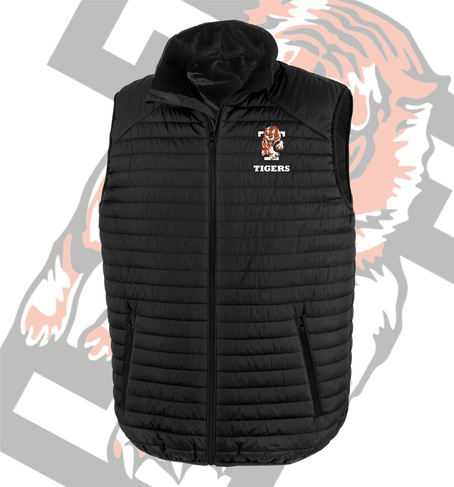 Telford Tigers Adults Quilted Gilet