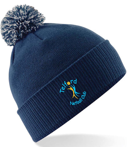 Telford Netball Club Snowstar Beanie