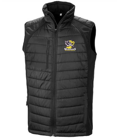 Shropshire Warriors Basketball Hybrid Gilet - Black