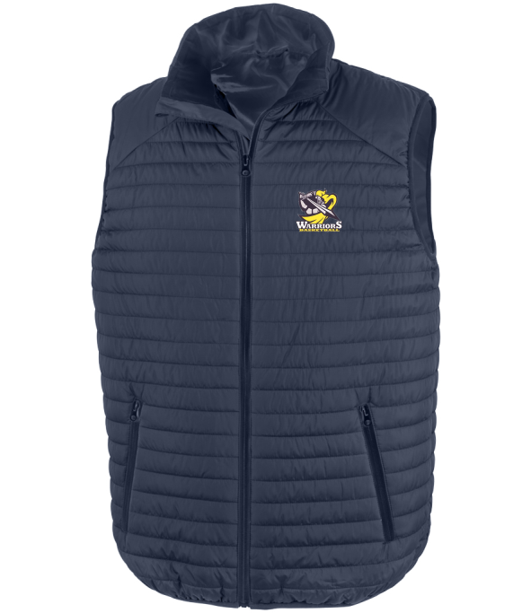 Shropshire Warriors Basketball Thermoquilt Gilet - Navy