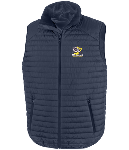 Shropshire Warriors Basketball Thermoquilt Gilet - Navy