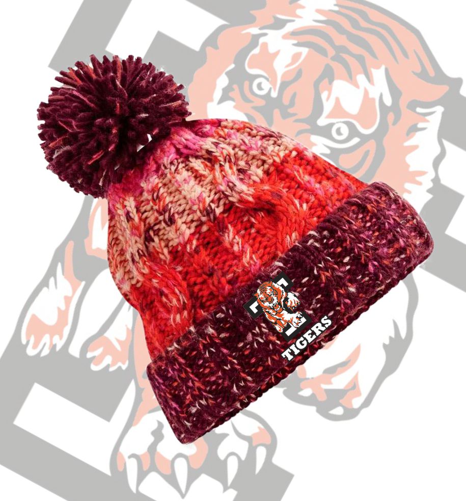 Telford Tigers Pompom Beanie Hat