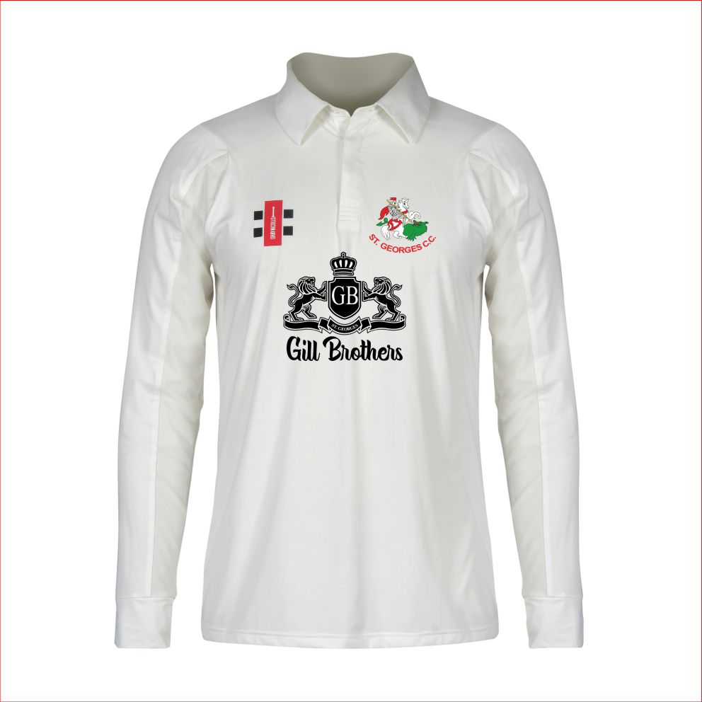 St Georges CC Playing Shirt LS Adult