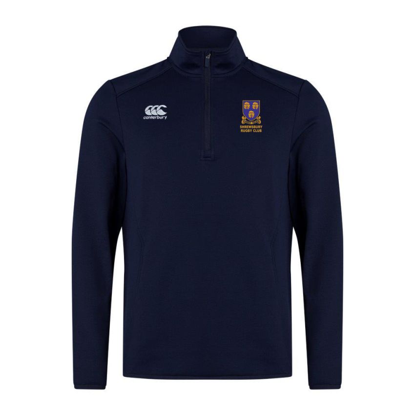 Shrewsbury RUFC Canterbury 1/4 Zip Mid Layer Top Adult