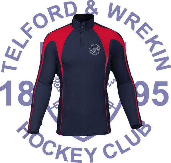 Telford and Wrekin HC 1/4 Zip Midlayer Junior